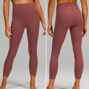 Lululemon Wunder Under High Rise Leggings 25" in Smokey Topaz Luxtreme Fabric